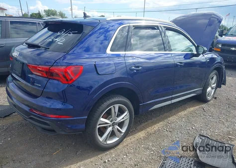 2022 Audi Q3 Premium 45 Tfsi S Line Quattro Tiptronic from USA, damaged, VIN WA1DECF31N1075839